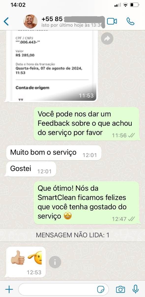 feedback lavagem a seco 1